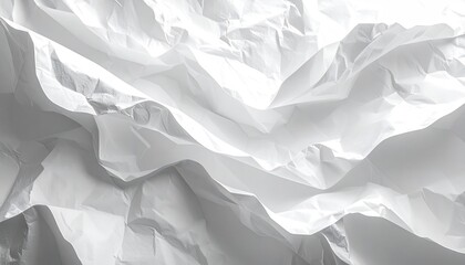 Obraz premium Abstract White Fabric Texture Background with Soft Lighting.