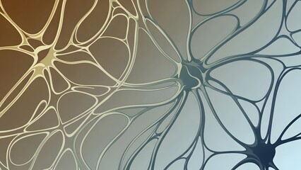 Network Connection: Abstract Neural Network Background