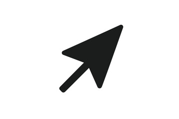 Cursor pointing up and right on a gray background