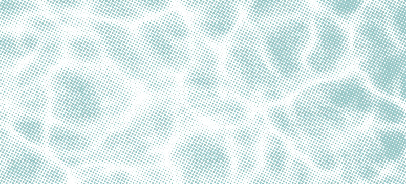Blue and white water ripples light surface overlay background. 3d clear ocean surface pattern with reflection effect backdrop. Marble desaturated texture.