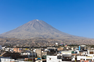 Die Stadt Arequipa in Peru