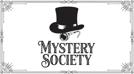 "Minimalist Vector Illustration of Detective with Magnifying Glass | Monochrome Sleuth Icon for Mystery & Investigation Themes"