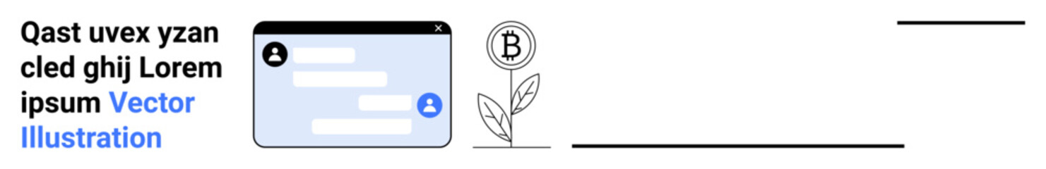 Fototapeta premium UI design, digital applications, eco-finance, technology, profile management, sustainability. User interface shows profile details with eco-friendly finance icon. UI design and digital applications