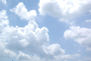 Obraz premium blue sky with clouds