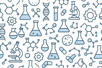 Science and Technology Background Pattern