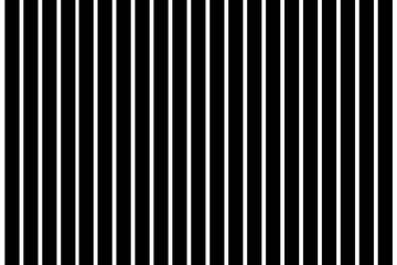 Minimal black and white vertical stripe pattern with clean parallel lines. Modern geometric background suitable for branding, wallpapers, fashion, packaging, and digital design.