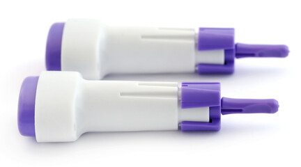 Diabetic blood test needle