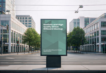 Street Billboard Mockup 57