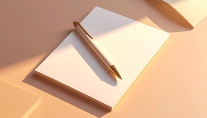 書き終えたノートの上にペンを斜めに置いた、学習完了を象徴する構図。
夕方のやわらかな光が、一日の達成感と落ち着きを演出します。
広い余白を確保し、広告コピーやロゴアニメーションに最適。
教育、研修、自己成長をテーマにした商用素材です。