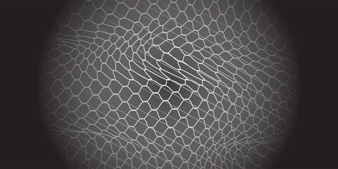 Net pattern. Rope net vector silhouette. Soccer, football, volleyball, tennis and tennis net pattern. Fisherman hunting net rope texture or pattern. © kurnia