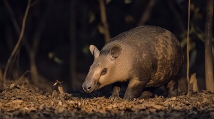  Curious Tapir With Its