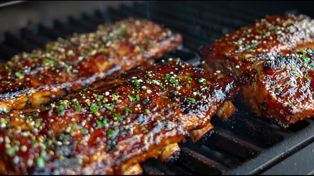 Honey Glazed Pork Ribs