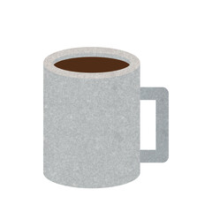 ceramic coffee mug vector