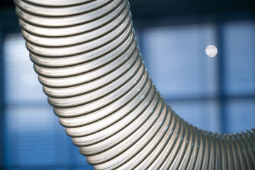detail of plastic air conditioning hose