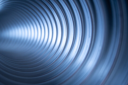 detail of plastic air conditioning hose
