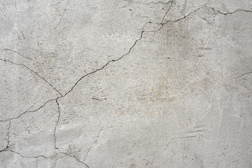 Fototapeta premium clay wall. the old clay wall is crumbling. surface wall for vintage background. Wall texture for background. old cracked plaster, grey cement floor, needs repair, restoration