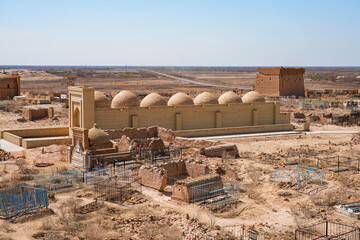 Mizdakhan Necropolis : Ancient tombs and mausoleums in Karakalpakstan, Uzbekistan, Central Asia