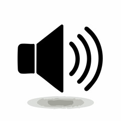 3d render of a wireless speaker icon on a white background featuring a modern audio volume button design for music and communication technology signal web illustration