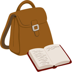 백팩과 다이어리