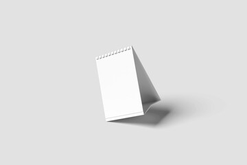 Naklejka premium Blank Desk Calender Mockup