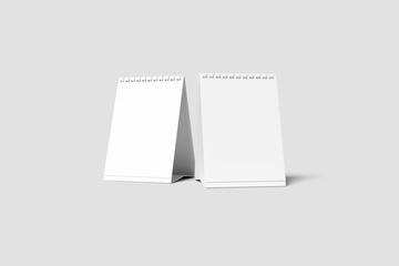 Blank Desk Calender Mockup