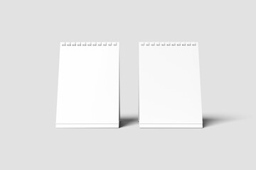 Naklejka premium Blank Desk Calender Mockup