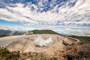 Crater of the Poas Volcano