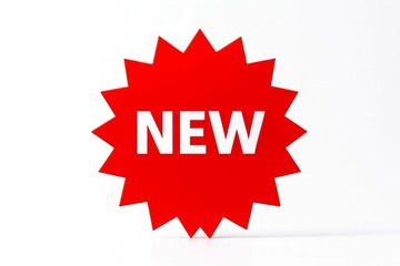 New label or badge on white background