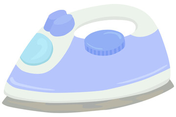 シンプルなアイロンのイラスト アイロンがけ ベクター素材