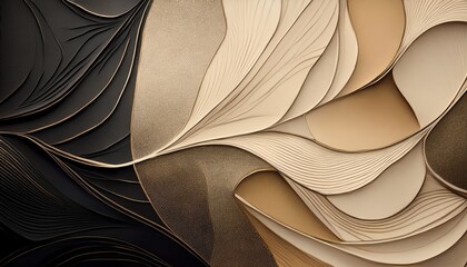 textured abstract background with contrasting tones of beige and black ideal for modern designs and artistic projects