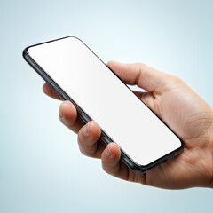 An image of a Hands holding a Phone