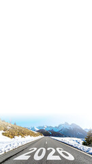 2026 auf einer Passstrasse in den Alpen 