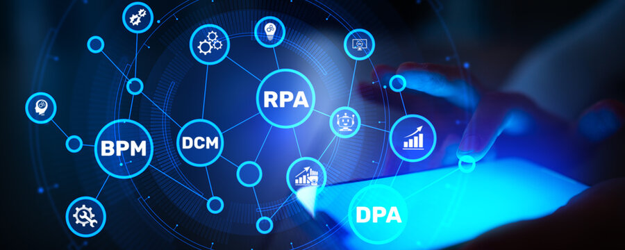 RPA BPM DPA DCM Integration for Intelligent Automation and Business Process Optimization.