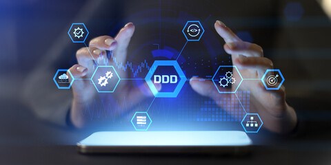 DDD Domain Driven Design Software Architecture and System Development Illustrated in a Digital...