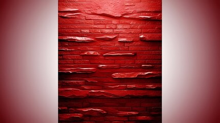 Abstract brick red aesthetic background, muted red textures with delicate grain, dynamic flowing shapes, timeless, bold, and stylish mood