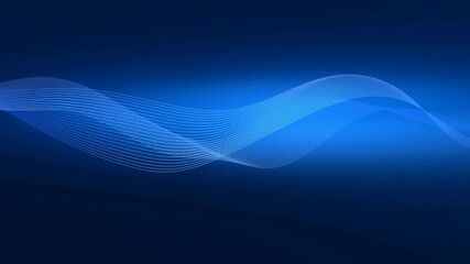 A Serene Flow of Waves in Cool Blue Tones Capturing Tranquility and Harmony in Motion, Ideal for Representing Calmness and Serenity in Visual Designs