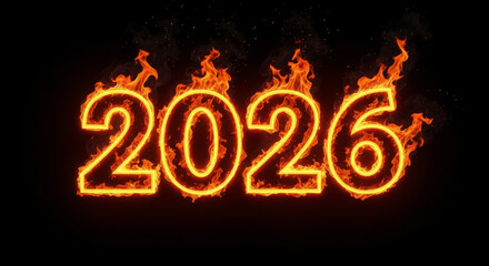Two thousand twenty-six fiery numbers ignite intense future