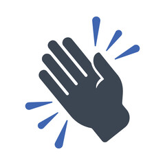 Obraz premium Hands clapping icon
