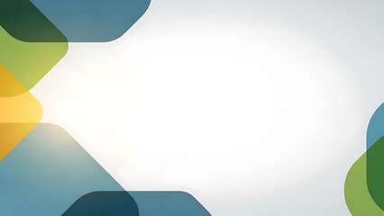 Abstract geometric shapes in gradient colors