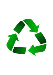 Obraz premium green recycle symbol