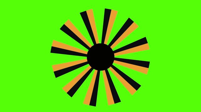 Colorful target with darts on a white background