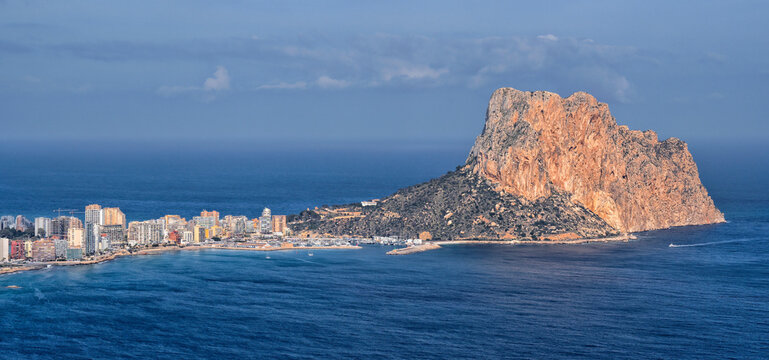 Calp, Alicante. Spain. Spanish Beach Resort. Travel and tourism in the paradise Spanish cities	