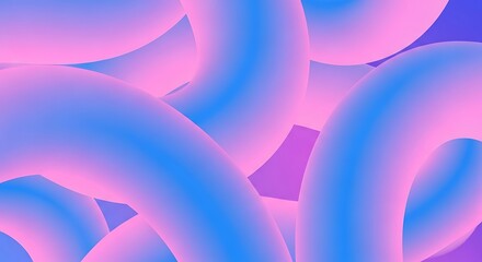 Abstract Fluid Shapes - A Vibrant and Colorful Composition.