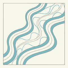 abstract background with waves