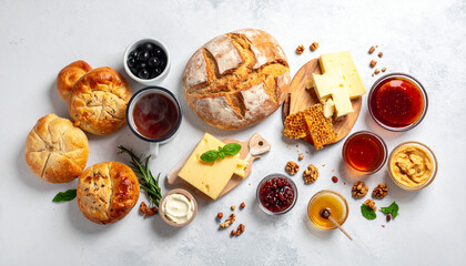 Rustic Styled Turkish Breakfast Table