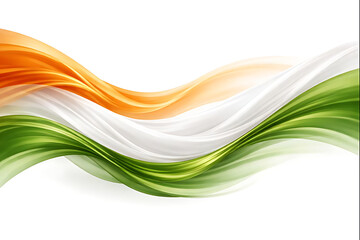 Indian Independence Day and Indian Republic Day Tricolor Design