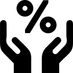 gift box, discount tag, hands holding percentage symbol, lock, shopping cart, person standing, open box, shopping bag, percentage symbol