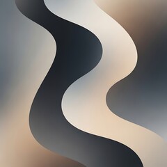 Modern abstract design with wavy lines and gradient