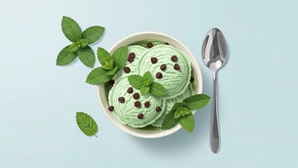 美味しいミントアイス