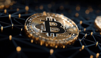 Exploring The World Of Bitcoin Blockchain: Global Network Connections For Crypto Currency Exchange And Digital Encryption Technology